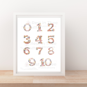 Our Lady's Nursery 0-10 Number Poster