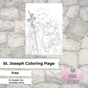 St. Joseph Coloring Page