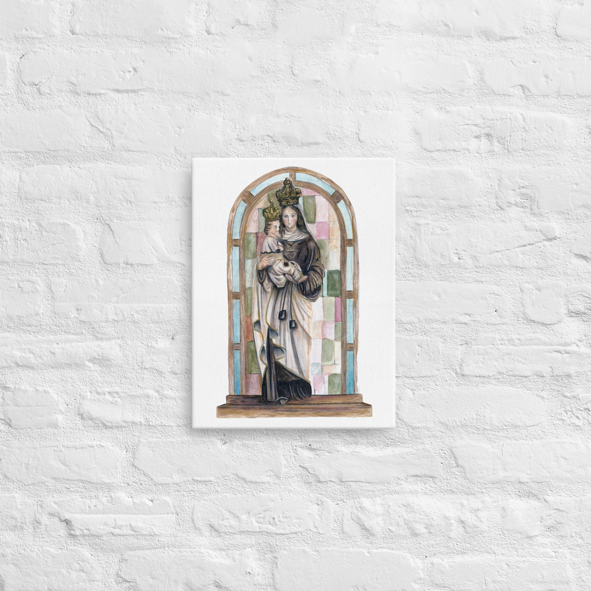 Our Lady of Mt Carmel Canvas Print - Image 2