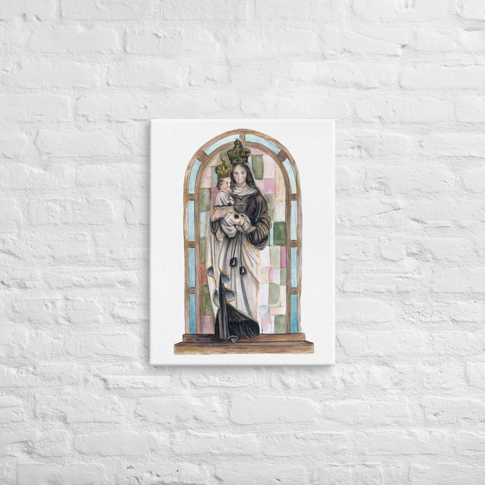Our Lady of Mt Carmel Canvas Print - Image 3