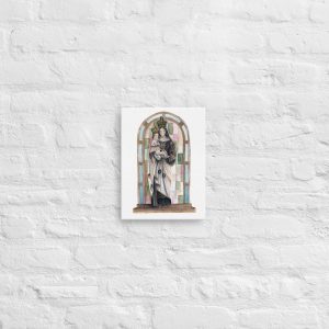 Our Lady of Mt Carmel Canvas Print