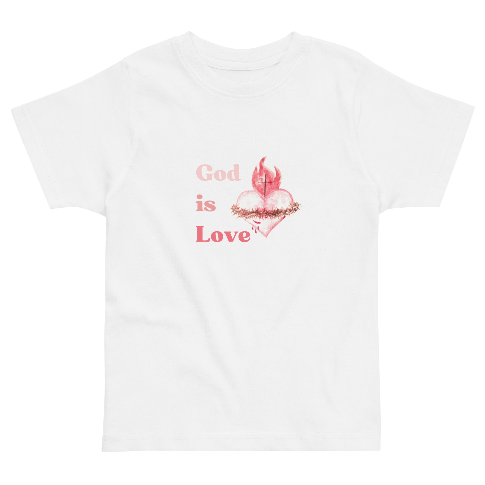 God is Love Toddler Tee Shirt - Image 3