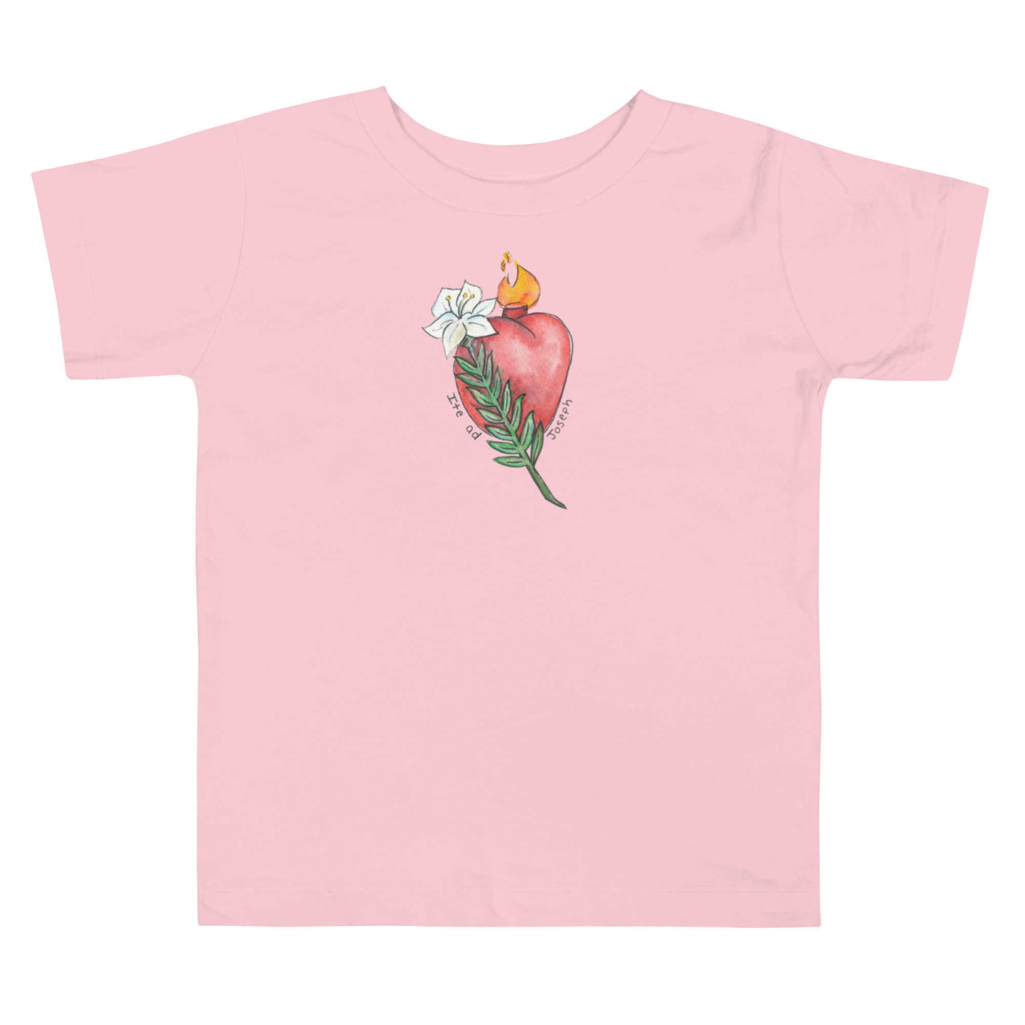 St. Joseph Chaste Heart Toddler Tee Shirt - Image 2