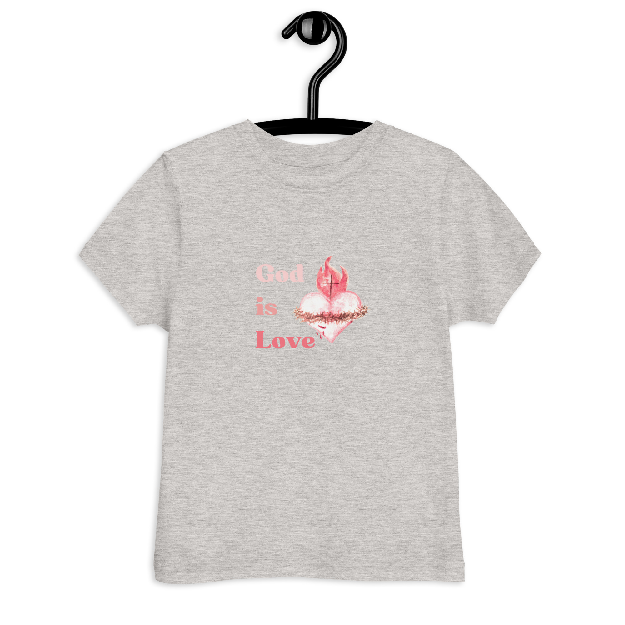 Sacred Heart Shirt God is Love Toddler - Image 3