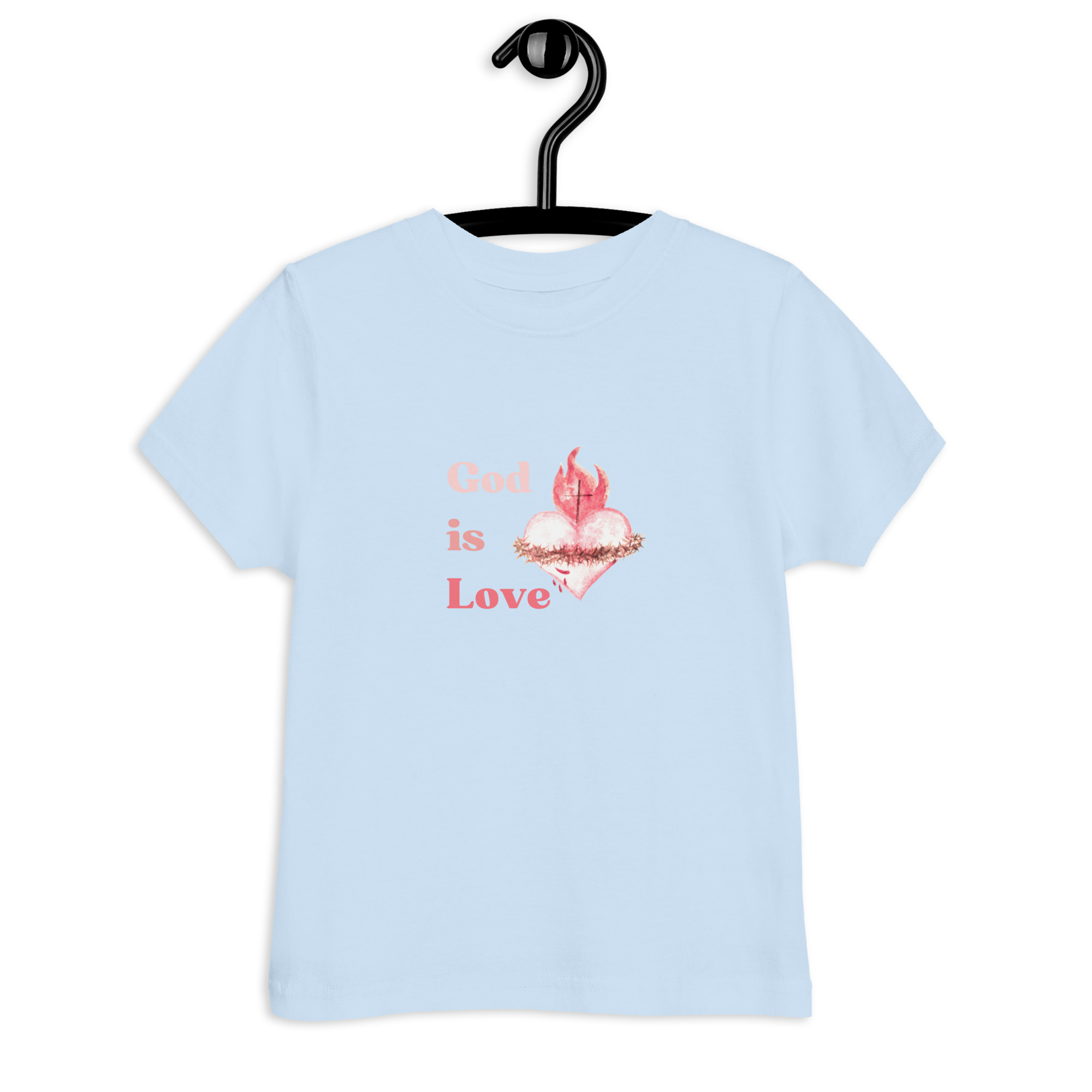 Sacred Heart Shirt God is Love Toddler - Image 4