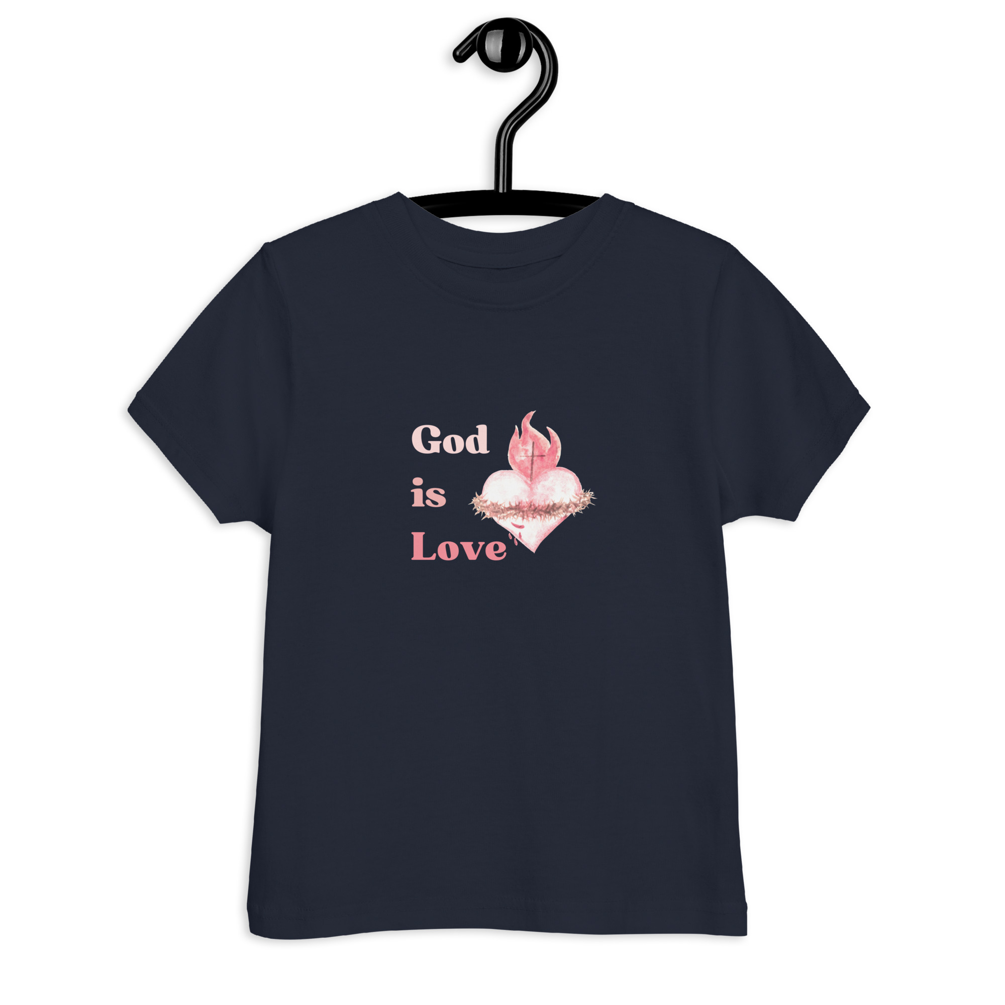 Sacred Heart Shirt God is Love Toddler - Image 2