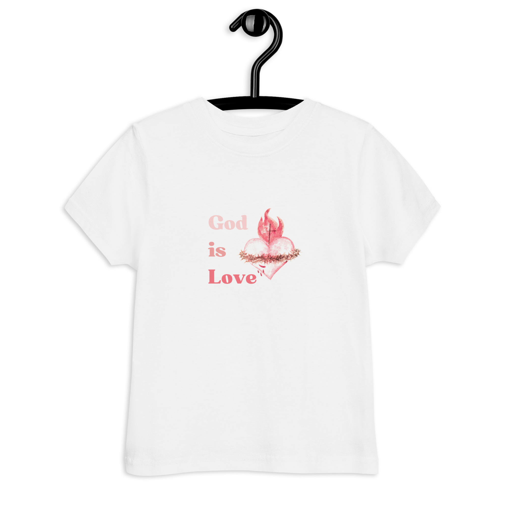 Sacred Heart Shirt God is Love Toddler - Image 5