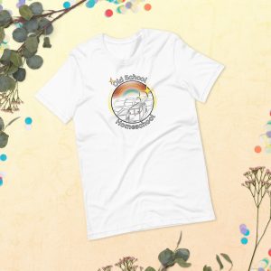 Catholic Dad Homeschool Dad Shirt "Old School Homeschool" Van Shirt
