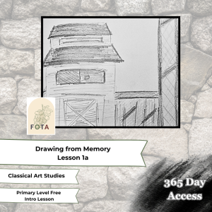 Drawing From Memory Lesson 1A — PDF + Course Page Access
