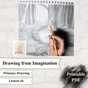 Drawing From Imagination Lesson 1B printable PDF course